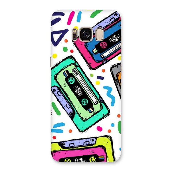 Cassette Pattern Back Case for Galaxy S8